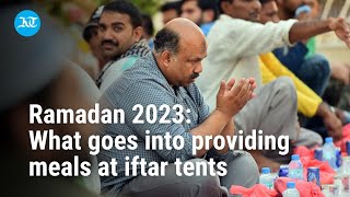 Ramadan 2023 I What goes behind providing meals at Iftar tents in UAE [upl. by Aleta]