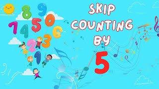 The Skip Counting by 5 Song  Silly School Songs [upl. by Anilegnave]