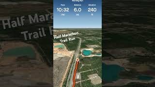 Half Marathon  Trail Run  PR keepshowingup keepgettingbetter gohardorstaythesame trailrun [upl. by Htomit]