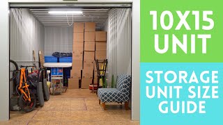 Storage Unit Size Guide 10x15 Unit  How to Pack Your Storage Unit  Green Storage Canada [upl. by Rehpotsirhc]