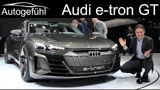 Audi etron GT REVIEW allelectric sportscar  Autogefühl [upl. by Adimra145]