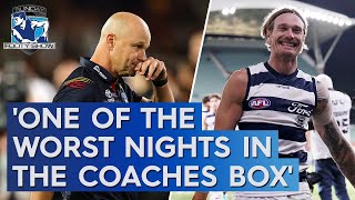 Crows coach under fire for letting freakish Cats star run riot  Sunday Footy Show  Footy on Nine [upl. by Maryly]