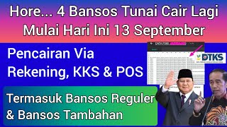 HORE 5 BANSOS TUNAI CAIR VIA REKENING KKS amp POS MULAI HARI INI [upl. by Islehc567]