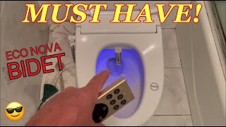 ECO NOVA BIDET Installation and Review GREAT UPGRADE [upl. by Neersan177]