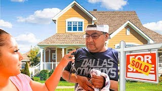 I BOUGHT MY DAD A 1000000 HOUSE EMOTIONAL [upl. by Annoyk]