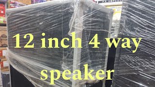 12 inch 4 way speaker box [upl. by Nalniuq]