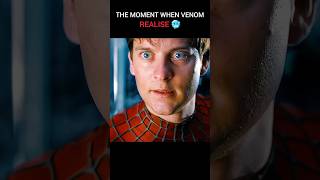 THE MOMENT WHEN VENOM REALISE 🔥 marvel venom3 spiderman shorts [upl. by Ahsatsana]