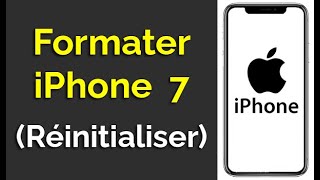 Comment réinitialiser iPhone 7 sans iTunes formater iPhone 7 [upl. by Eeznyl]