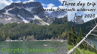 Three day trip into the AbsarokaBeartooth Wilderness [upl. by Northey]