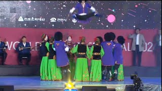 Karakalpak dance performance at Cheonan World Dance Festival 2024 in South Korea [upl. by Verger]