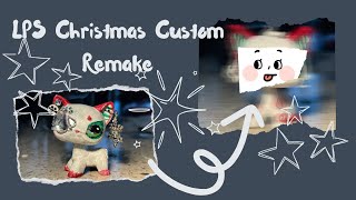 LPS Shorthair cat Christmas Custom [upl. by Kania]