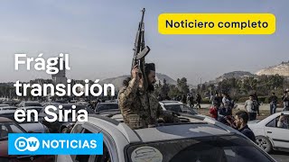 🔴 DW Noticias 9 diciembre Siria empieza su transición tras caída de Al Asad Noticiero completo [upl. by Gelhar]