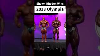 Shawn Rhoden Wins 🥇 His First Mr Olympia 😊 mrolympia shorts motivation fitness [upl. by Vergil]