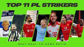 🏆 Premier Leagues Top 11 Deadliest Finishers ⚽ Erling Haaland Leads the Pack with Insane Stats [upl. by Arratal]