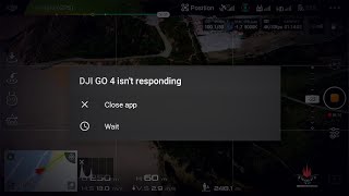 Falha durante o voo  DJI GO4 isn´t responding [upl. by Peckham11]