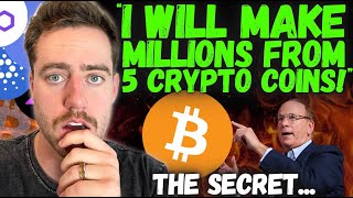 TOP 5 CRYPTO TO BUY NOW YOU LITERALLY HAVE 4 HOURS [upl. by Cosimo]