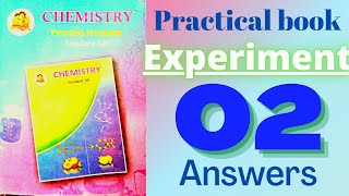 Chemistry practical class 12 experiment 2 quantitative estimation answers and solutions [upl. by Oettam]