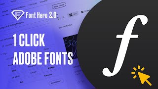 Import Adobe Fonts with Font Hero [upl. by Doersten]