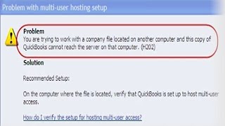 Quickbooks Error  How to Resolve Quickbooks H202 Error [upl. by Stephanie]