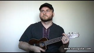 Bob Dylan Blowin In The Wind Ukulele Lesson how to play tutorial with tabs and chords [upl. by Dabney]