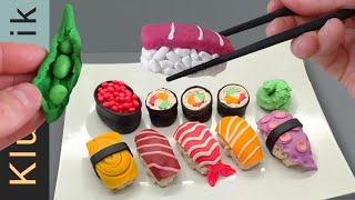 Cartoon sushi for Dinner  klunatik studio ghibli food [upl. by Amitak406]