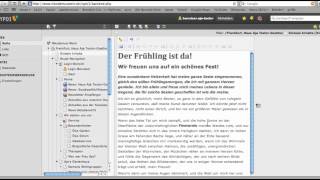 Typo3 Tutorial · Der TextEditor in Typo3 [upl. by Deloris]