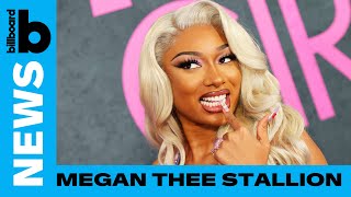 Megan Thee Stallion Teases New Music While Flashing Her New Grill  Billboard News [upl. by Loggins428]