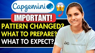 Capgemini Exam Pattern Changed  What to Prepare  FREE GIVEAWAY ALERT Capgeminiexam2025batch job [upl. by Boycie]