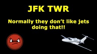 FUNNY ATC Cessna Citation FLYING AROUND New York area [upl. by Skinner]