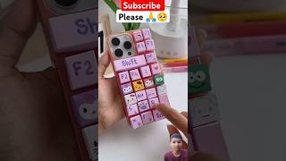 ⌨️DIY Keyboard phone caseideas✨shorts art diy craft youtubeshorts video handcraft viralvideo [upl. by Jankey340]