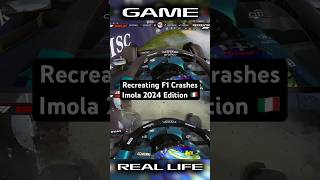 Recreating F1 Crashes  Imola 2024 Edition shorts f1 f1crashes [upl. by Faires]