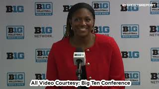 Wisconsin Volleyball 2024 B1G Volleyball Media Days [upl. by Kristy]