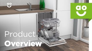 Hotpoint Dishwasher HSIO3T223WCEUK Product Overview  aocom [upl. by Edelman636]