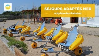 Séjour adapté handicap à la mer  Centre de vacances adaptées Anaé à Hyères reportage France 3 [upl. by Bethany]