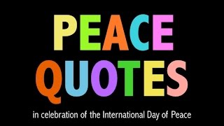 Peace Quotes [upl. by Anitsrhc]