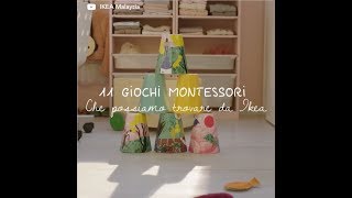 11 Giochi Montessori reperibili allIkea [upl. by Eelir]