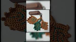 crochet embossed leaf bag by alaNa handmade [upl. by Swigart554]