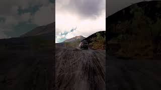 Offroad di Black Lava Gunung Batur Bali roadtrip overland camper bali gunungbatur fordescape [upl. by Anahsirk]