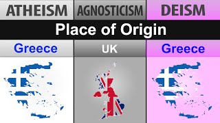 Atheism vs Agnosticism vs Deism  Irreligious Group  Atheist vs Agnostic  Religion Comparison Data [upl. by Rudy]