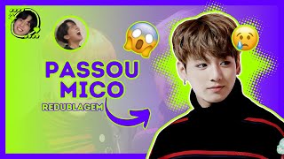 JUNGKOOK PASSANDO MICO NA TELEVISÃO THE BANGTAN FAMILY EP 5 KAPOSTAR [upl. by Streeto]