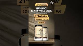 Limited time alert🔥Get Avvatar Performance Whey with your name engraved21st Sept for 24 hours only [upl. by Angeline]