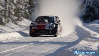 Sebastien Ogier Arctic Rally Finland Test 2021 [upl. by Simonette840]