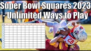 2023 Super Bowl Squares Unlimited  How to use the new spreadsheet [upl. by Leber]