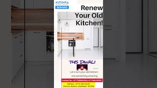 This diwali transform your old kitchen into modular kitchen bokarosteelcity kitchen [upl. by Nadual]