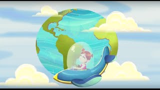 FUN music video for kids WORLD WIDE TRAVELERS song La Totuga [upl. by Anerroc]