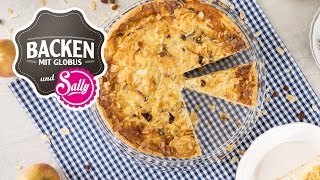 ApfelSchmandKuchen  Backen mit Globus amp Sallys Welt 13 [upl. by Inuat]