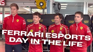 Day in the life of Scuderia Ferrari Esports Team [upl. by Okiram]