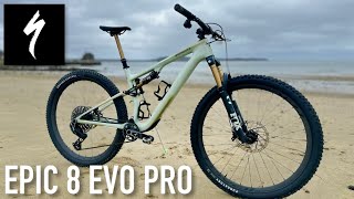 ALL NEW Specialized Epic 8 Evo PRO  NO LONGER A DOWN COUNTRY BIKE  Test Ride and Review [upl. by Lati]