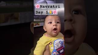 Navratri Day 1 ❤️ NewMom Routine with Baby trending navratri adayinmylife newmomroutine baby [upl. by Bilow292]