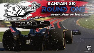 F1 24 OVERTAKES OF THE WEEK SEASON 10  ROUND 1 [upl. by Ielak]